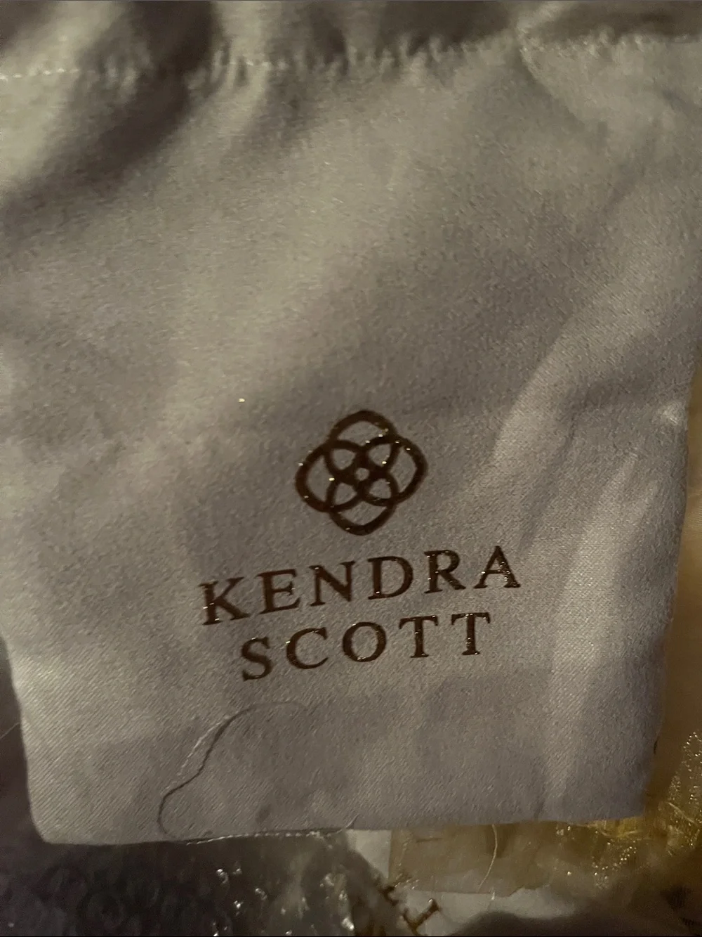 Kendra Scott Gold-Tone Necklace with Light Pink Pendant